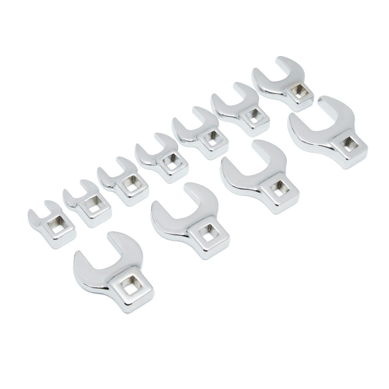 GEARWRENCH 11 Pc. 3/8" Drive Crowfoot Wrench Set, SAE - 81908 11 Piece 3/8" Dr. Non-Ratcheting, SAE