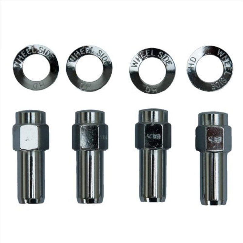 Weld Racing 601-1424 7/16-20RH Open End Lug Nut Kit, (Pack of 4)