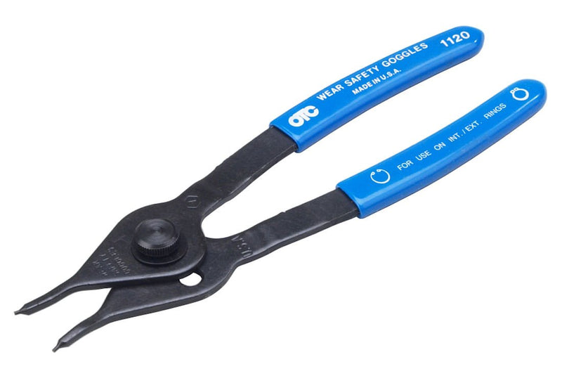 OTC 1120 Convertible Snap Ring/Retaining Ring Pliers - .038 Dia. Straight Tip - Internal/External 0.038 Inch