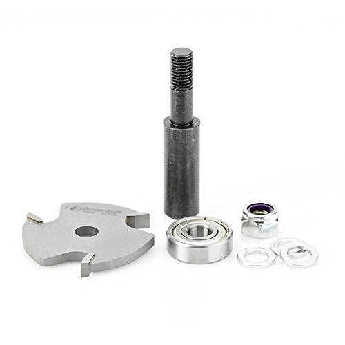 Amana Tool - (53409-1) Slotting Cutter Assembly 3 Wing x 1-7/8 Dia x 7/32 x 1/2 Inch Shank