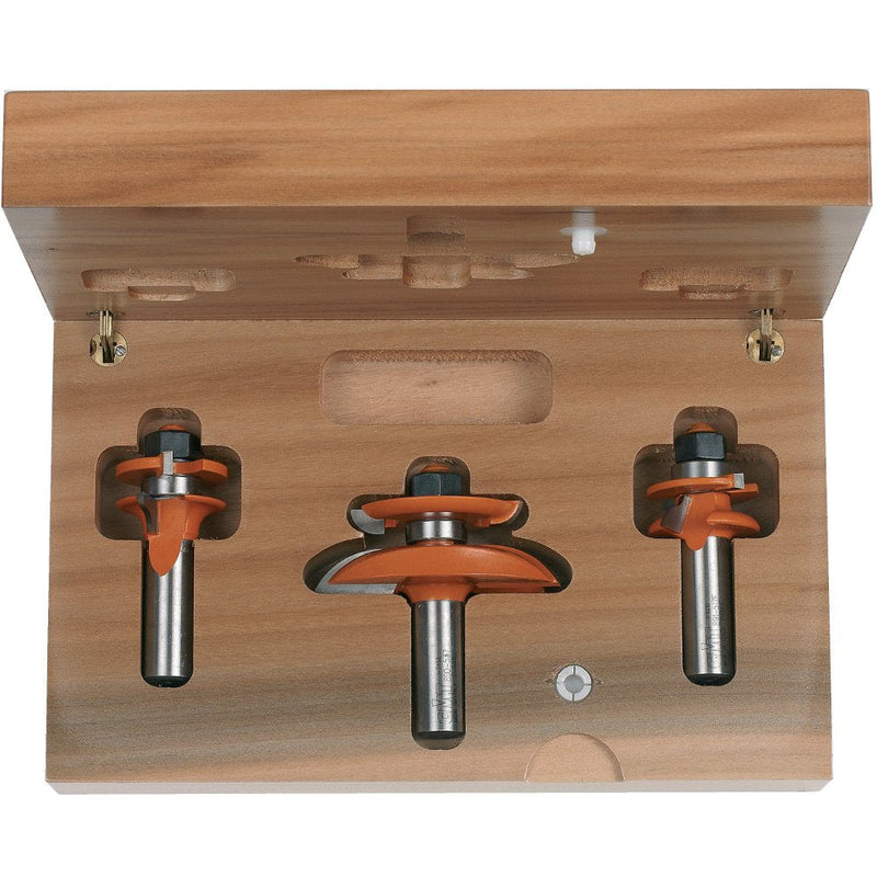 CMT Orange Tool 800.518.11 3-Piece Cove Junior Raised Panel Set