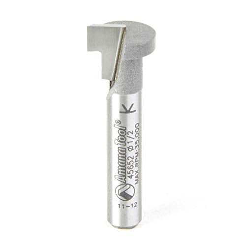 Amana Tool - 45652 Carbide Tipped Keyhole 1/2 Dia x 3/8 x 1/4" Shank