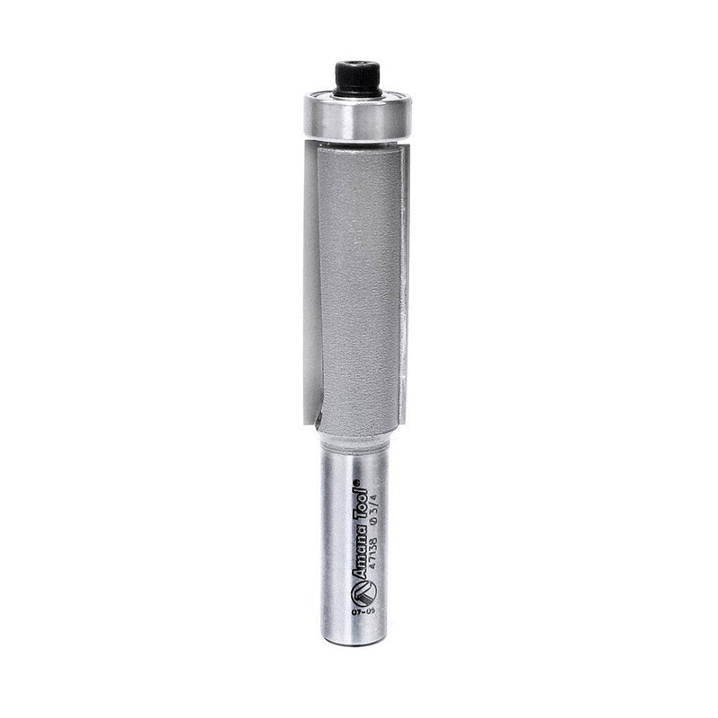 Amana Tool - 47138 Carbide Tipped Down-Shear Supertrim Flush 3/4 Dia x 2" x 1/2 Shank 3/4 Dia x 2" x 1/2 SHK (47138)
