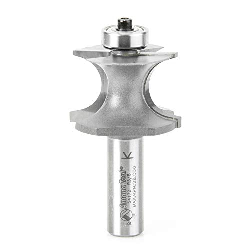 Amana Tool - 54172 Carbide Tipped Corner Round 3/8 Radius x 1-1/2 Dia x 1" 2 Shank
