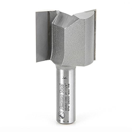 Amana Tool - 45452-CNC Carbide Tipped Straight Plunge High Production 1-1/2 Dia x 1-1/4 x
