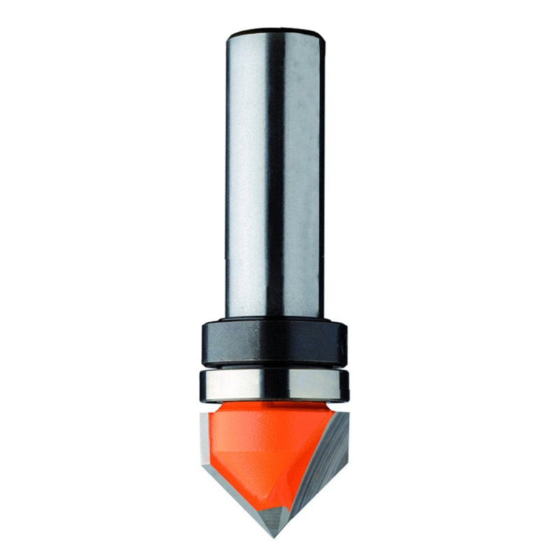 CMT 815.127.11B V-Grooving Bit, 1/2-Inch Diameter, 1/4-Inch Shank