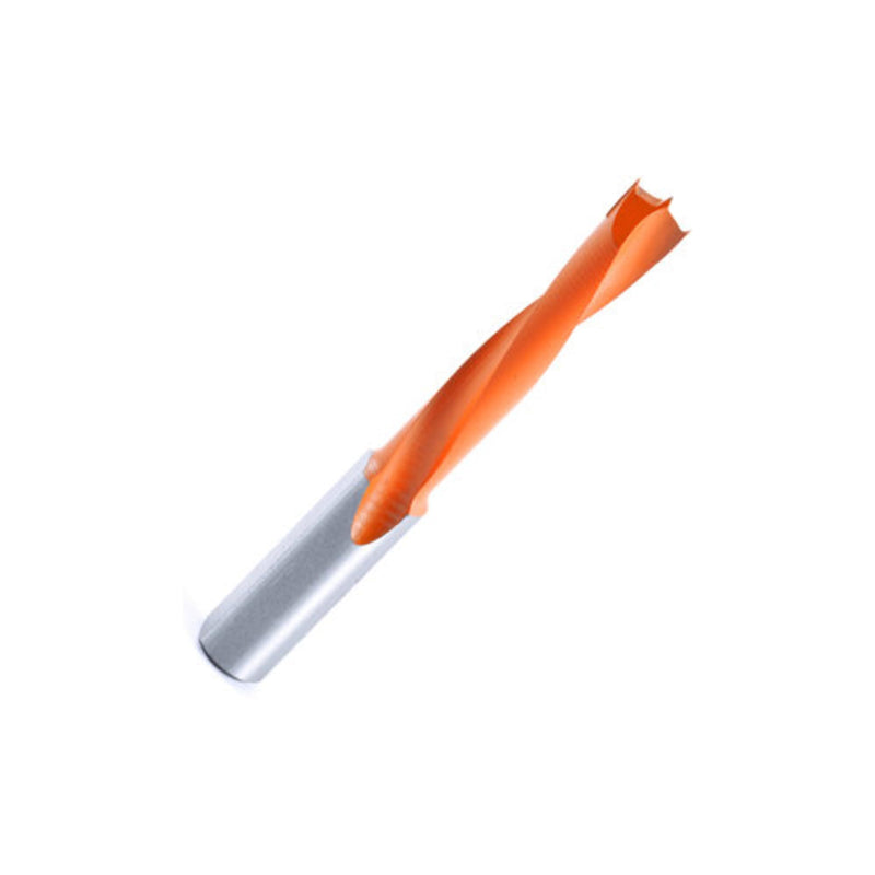 Amana Tool - 302008 Carbide Tipped Brad Pt. Boring Bit L/H 8mm Dia x 77mm Long x 10mm Sh