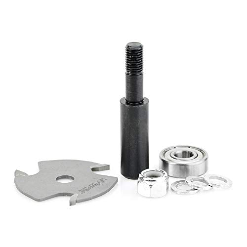 Amana Tool - 53404-1 Slotting Cutter Assembly 3 Wing x 1-7/8 Dia x 3/32 x 1/2" Shank