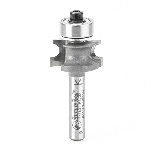 Amana Tool - 54163 Carbide Tipped Corner Round 3/32 Radius x49/64 Dia x 25/64 x 1/4" S