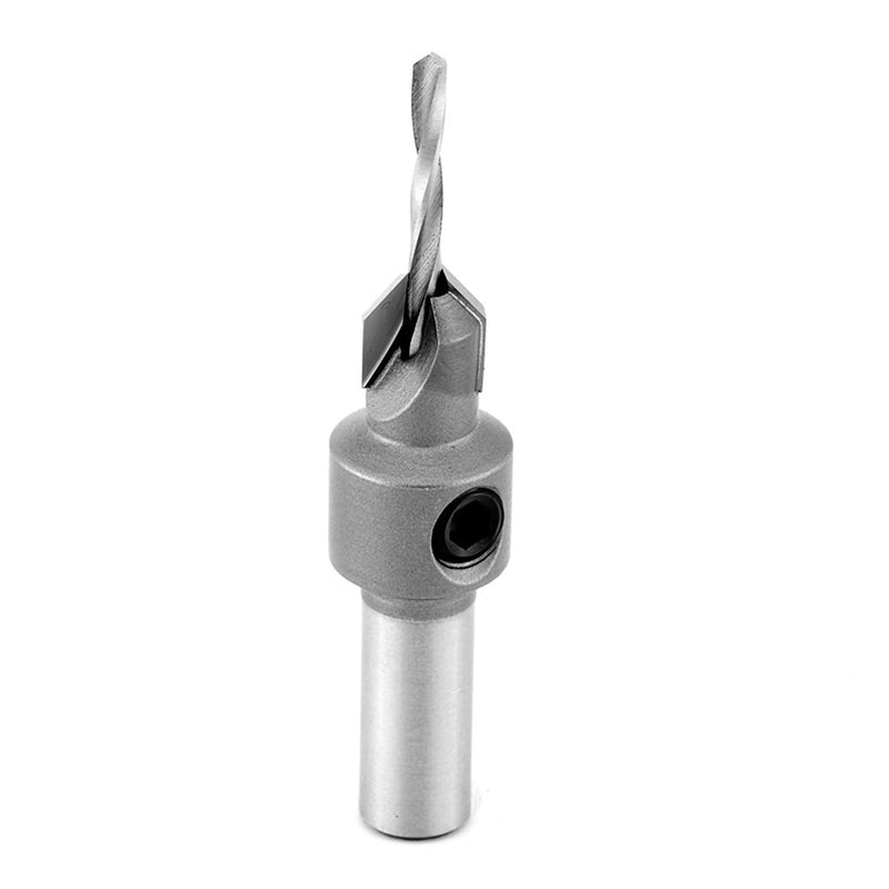Amana Tool Carbide Tipped Countersink Drill Bit, 55200, 4 Screw, 11/32 D x 3/32 Drill Dia x 5/16 Round Shank