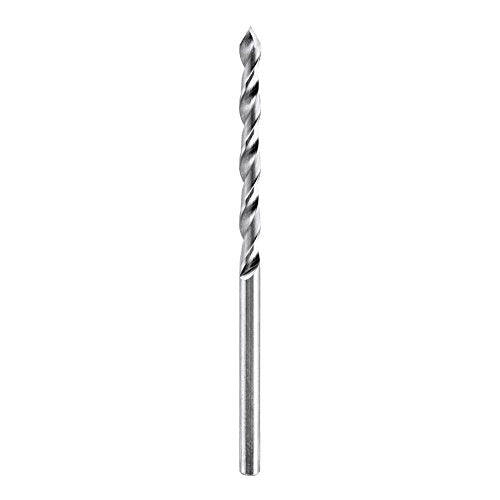 Amana Tool - 363025 Solid Carbide Drill Bit R/H 2.5mm Dia x 55mm Long x 2.5mm Shank 363025 - 2.5mm Dia x 55mm Long x 2.5mm Shank