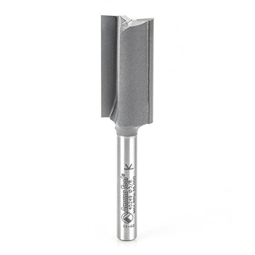 Amana Tool - 45249 Carbide Tipped Straight Plunge High Production 5/8 Dia x 1-1/4 x 1/4 In