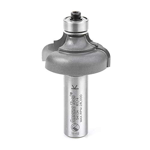 Amana Tool - 54134 Carbide Tipped Classical Cove & Bead 1/4 x 3/16 Radius x 1-3/8 Dia x 11 1-3/8 D x 11/16 CH x 1/2 Inch SHK