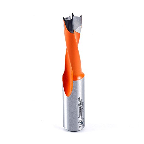 Amana Tool - 301082 Carbide Tipped Brad Pt. Boring Bit L/H 8.2mm Dia x 57mm Long x 10mm