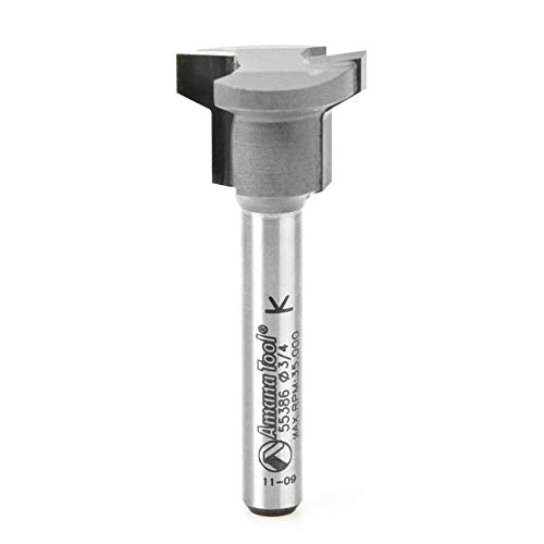 Amana Tool - (55386) Carbide Tipped Drawer Lock 3/4 Dia x 1/2 x 1/4" Shank