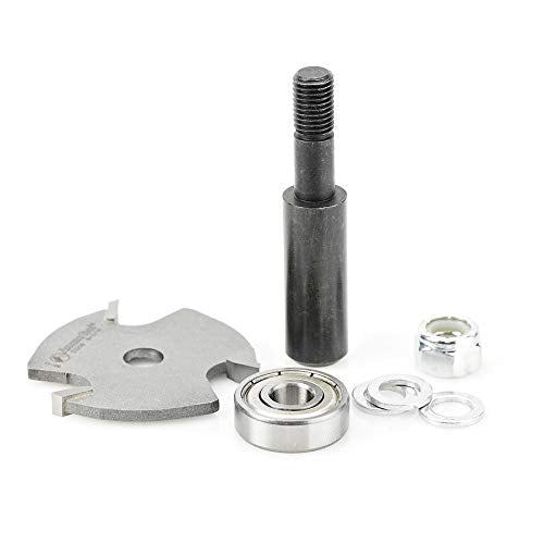 Amana Tool - 53408-1 Slotting Cutter Assembly 3 Wing x 1-7/8 Dia x 3/16 x 1/2" Shank
