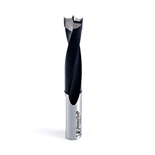 Amana Tool - 202010 Carbide Tipped Brad Pt. Boring Bit R/H 10mm Dia x 77mm Long x 10mm S