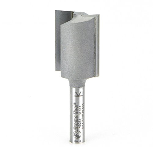 Amana Tool - 45251 Carbide Tipped Straight Plunge High Production 3/4 Dia x 1" 4 S