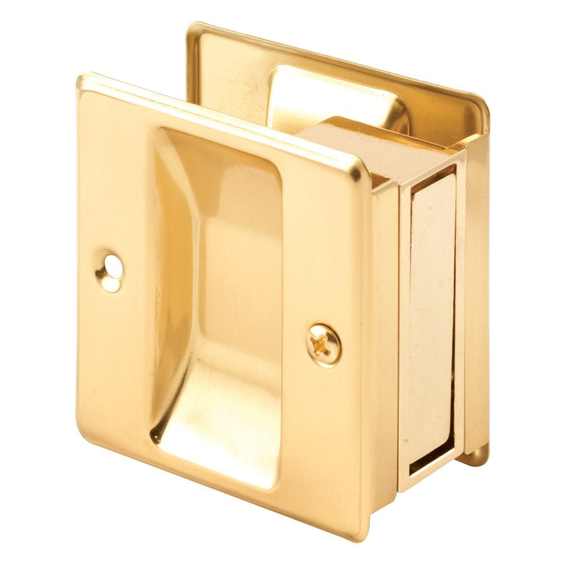 Prime Line Products Solid brass Pocket Door Passage Pull N6770 2-3/4 in.