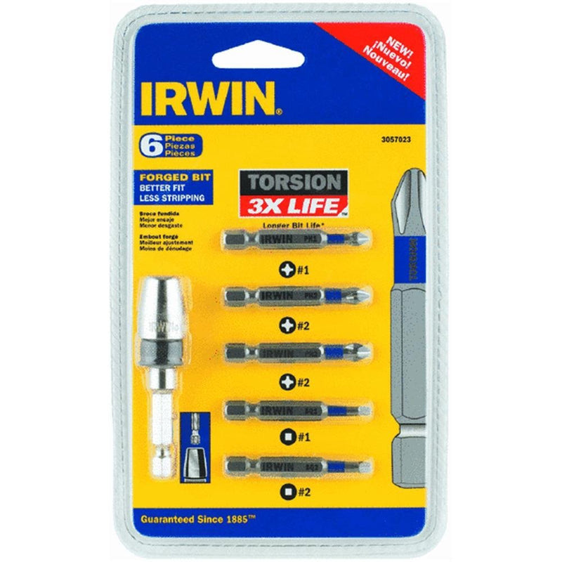 Irwin Industrial Tools 3057023 Torsion Bit Set, 6-Piece