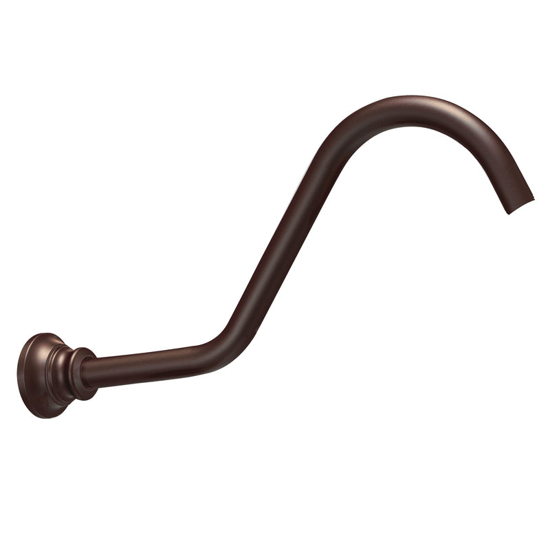 Moen Waterhill Oil Rubbed Bronze 14-Inch Replacement Extension Curved Shower Arm, S113ORB