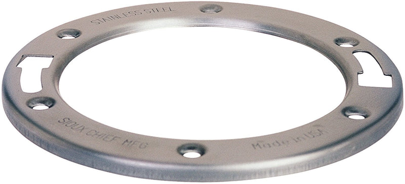 Sioux Chief Mfg 886-MR 866-S3I S/S Closet Flange Ring, Pack of 1, Stainless Steel