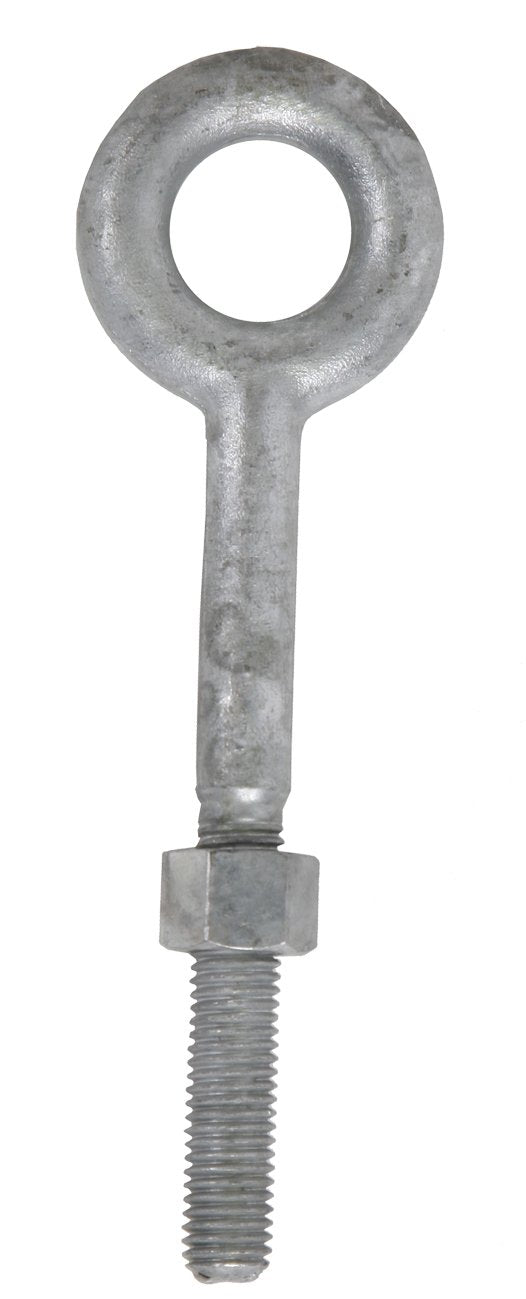 Koch 105130 Forged Eye Bolt with Nut, 1/2 by 8, Galvanized