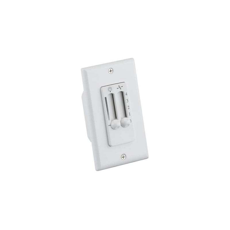Westinghouse 7787300 Ceilng Fan and Light Wall Control , White