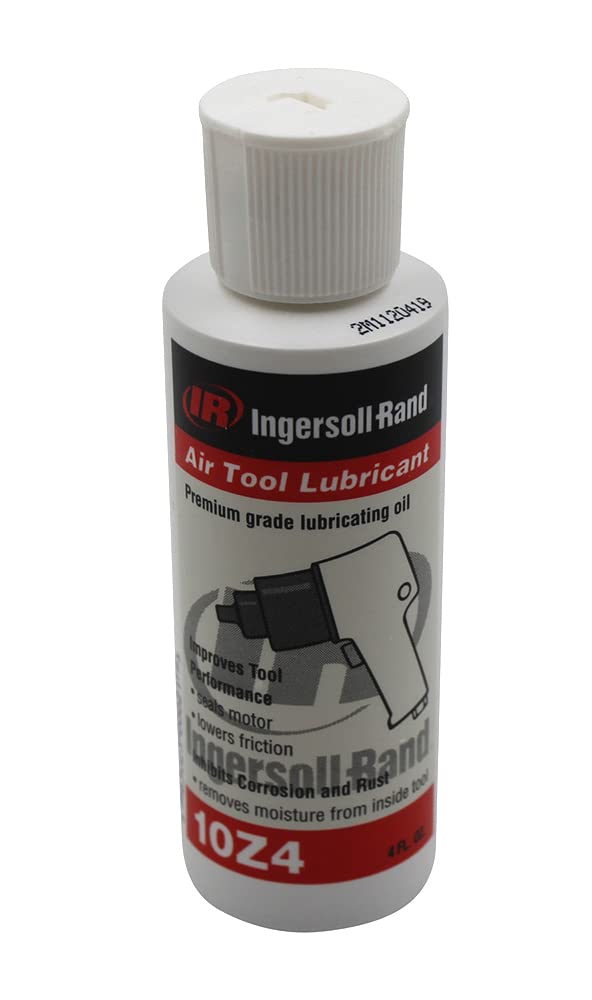 Ingersoll Rand Air Tool Oil, 4oz Bottle, SAE Grade 10W