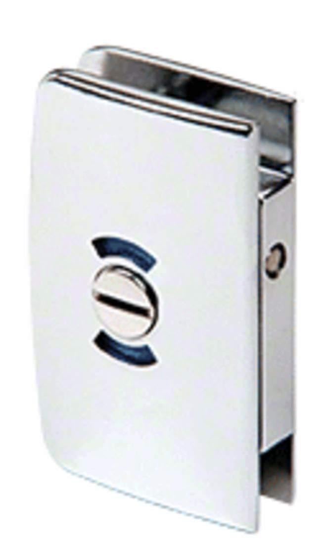 CRL Chrome Swinging Glass Door Lock with Indicator for 5/16" to 1/2" Glass
