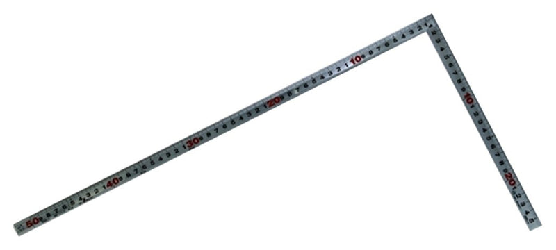 Shinwa Sokutei 10030 Silver Curve Scale for Construction Ironwork, 19.7 inches (50 cm) 50cm