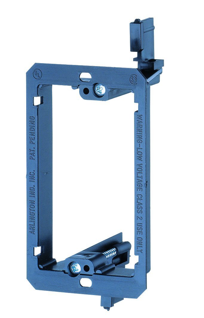Arlington LV1-1CS Single Gang Low Voltage Mounting Bracket Device Low Voltage Bracket 1 Gang