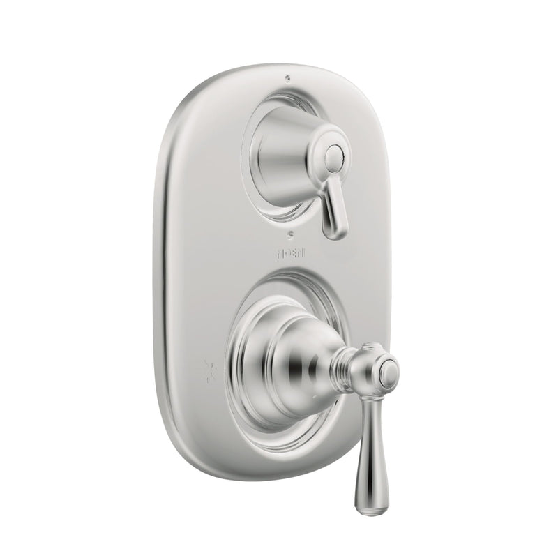 Moen Kingsley Chrome Moentrol Shower Valve with 3-Function Integrated Diverter Valve Trim, Valve Required, T4111 1 Count