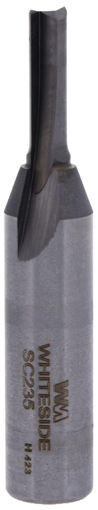 Whiteside Router Bits SC235 Standard Straight Bit with Solid Carbide 15/64-Inch Cutting Diameter and 3/4-Inch Cutting Length