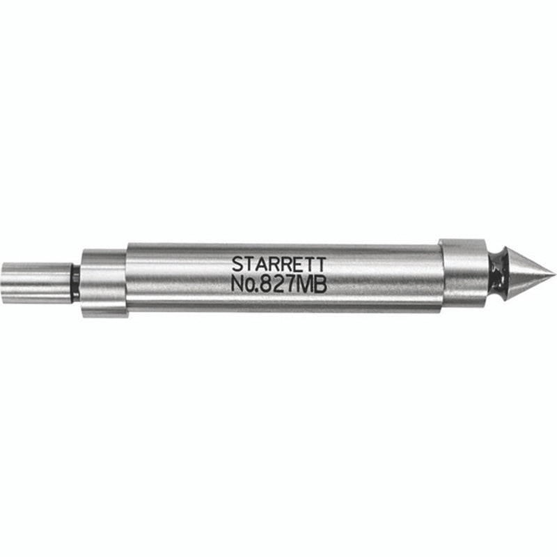 Starrett Edge Finder - Ideal for Flat, Straight Edges, Center Points and Scribed Lines - 6mm Contact Diameter, 10mm Body Diameter, Single End with Protective Case - 827MA