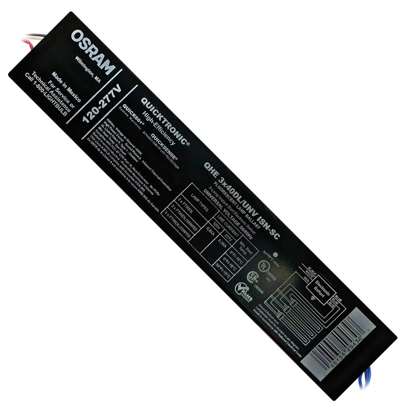 Sylvania 49430 - QHE3X40DL/UNV ISN-SC Compact Fluorescent Ballast