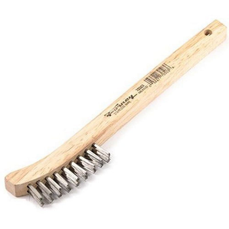 Forney 70503 Wire Scratch Brush, Stainless Steel Color: Stainless Steel;