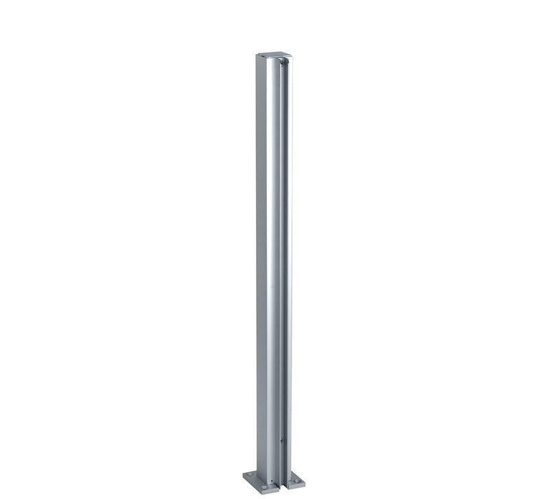 CRL Satin Anodized Standard 24" End Partition Post by CR Laurence