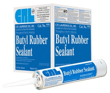 C.R. LAURENCE 777W CRL White 777 Butyl Rubber Sealant