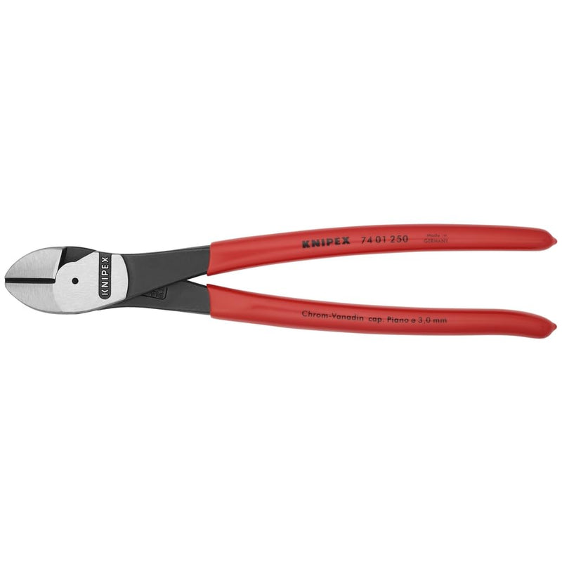 KNIPEX - 74 01 250 SBA Tools - High Leverage Diagonal Cutters (7401250SBA), 10 inches 10-Inch