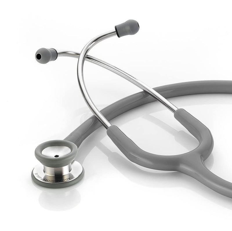 ADC Adscope 604 Pediatric Clinician Stethoscope, 30.5 inch Length, Gray