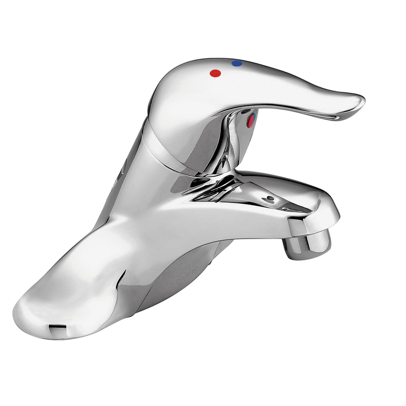 Moen Chateau Chrome Single Handle Bathroom Faucet Without Drain Assembly, L4605 0.5