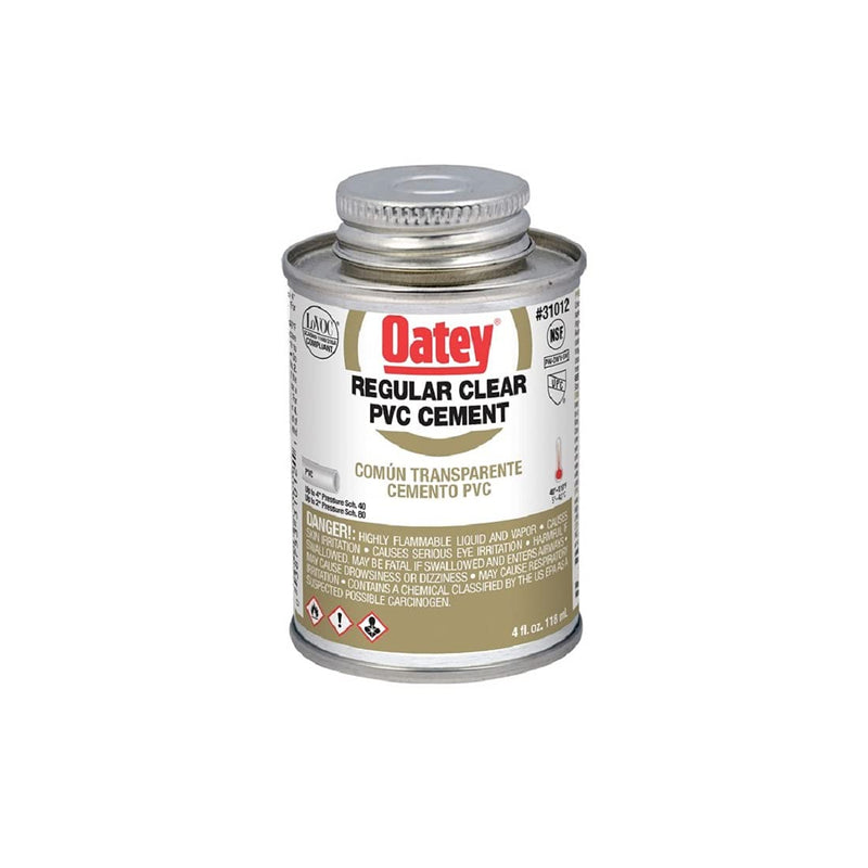 Oatey Oatey-31012, 4 oz, Clear, 4 Fl Oz