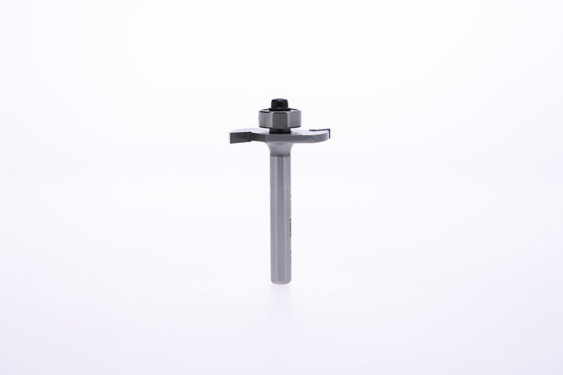 Whiteside 1904 Slotting & Rabbeting Router Bit: 1-1/4 Inch Large Diameter, 1/8 Inch Cutting Length, 3/8 Inch Cutting Depth, 1/4 Inch Shank, 2 Inch Overall Length, B3 Bearing