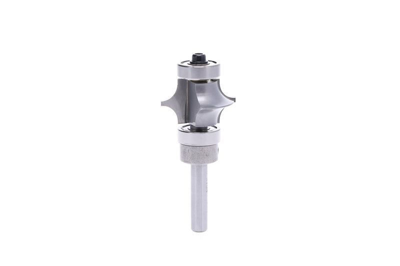 Whiteside 3194 Full Bead Router Bit: 1/4 Inch Radius, 1-1/8 Inch Large Diameter, 5/8 Inch Cutting Length, 1/4 Inch Shank, 2-1/2 Inch Overall Length, B6 & B7 Bearing