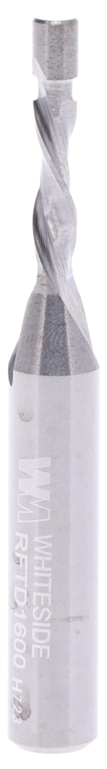 Whiteside Router Bits RFTD1600 1/8-Inch Cutting Diameter and Spiral Flush Trim Bit with Down Cut