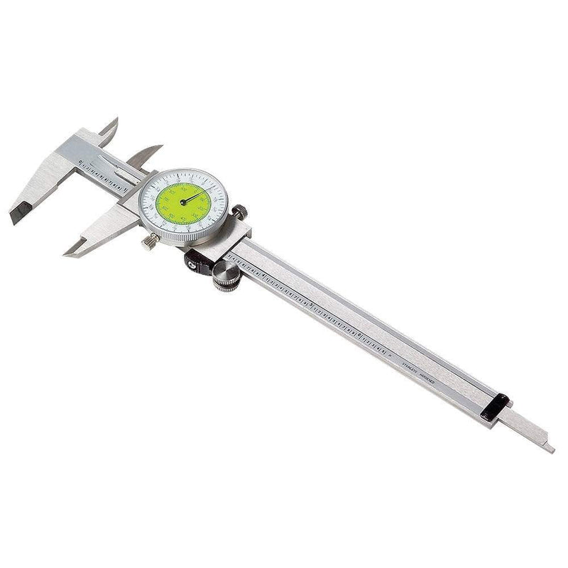 Oshlun MTDCF-06 6-Inch Stainless Steel Fractional Dial Caliper 6 Inch Fractional Dial