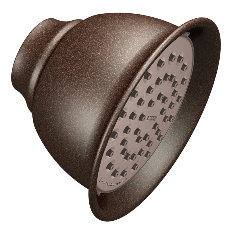 Moen Moenflo XL Oil Rubbed Bronze Single Function Showerhead, 6302ORB .5