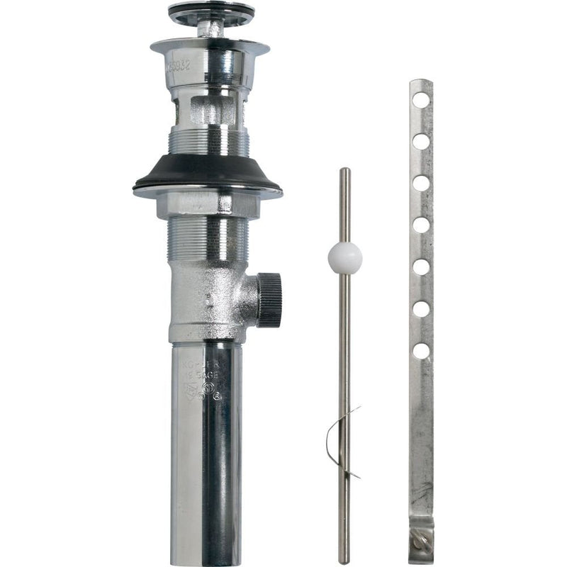 KOHLER K-1035350-G Premier drain, Brushed Chrome