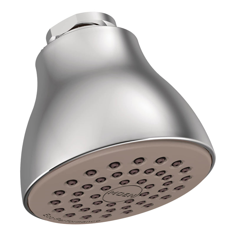 Moen 6300 One-Function Spray Head Standard Showerhead, 2 1/2-Inch Diameter, Chrome 2 1/2-Inch Diameter,